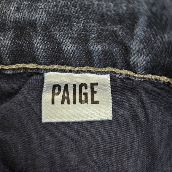 Paige Federal Slim Straight Jeans Mid Rise Wilkins Dark Wash Denim 29 - Picture 8 of 10